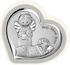 Obrazek Anioł Stróż z napisem | Rozmiar: 10x9.2 cm | SKU: BC6549/1PG