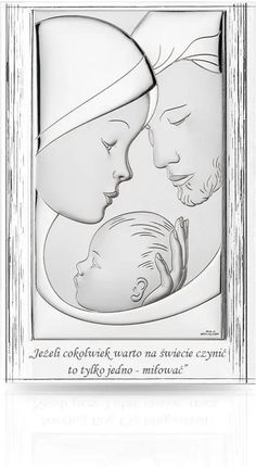 Obrazek Święta Rodzina na panelu | Rozmiar: 11.5x17.5 cm | SKU: VL828/4
