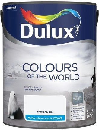 Dulux Farba Kolory Świata Chłodna Biel 5L
