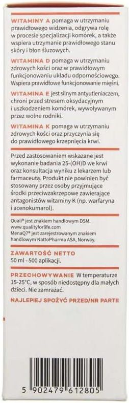 Vitamines ADEK En Gouttes - Aura Herbals - 50 Ml - Pour Toute La Famille - Complément Alimentaire Neuf