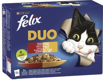 Felix Duo Karma dla kotów wiejskie smaki w galaretce 12x85g