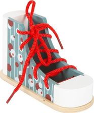 Small Foot Przeszywanka But Drewniany Nauka Sznurowania Dla Dzieci 1 Szt Design Zabawka