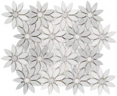 Dunin Manorial Carrara White Bloom 30X29 Mozaika Kamienna