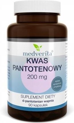 Kapsułki Medverita Kwas Pantotenowy 200 mg 90 szt.