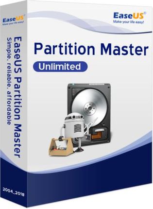 Easeus Partition Master Unlimited 13.5 Pełna wersja (SNEPM70B)