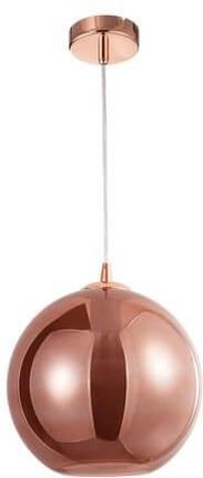 Mlamp LAMPA wisząca NAZIO loftowa OPRAWA okrągły ZWIS kula ball miedziana (139080251)