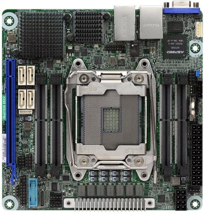 Asrockrack Asrock X299 Wsi/Ipmi, 1Xskt Lga2066, Intel Core X-Series, X299, 4Xdimm, Sata, Nvme, 1Xm.2, 2Xgbe, Ipmi (X299WSIIPMI)