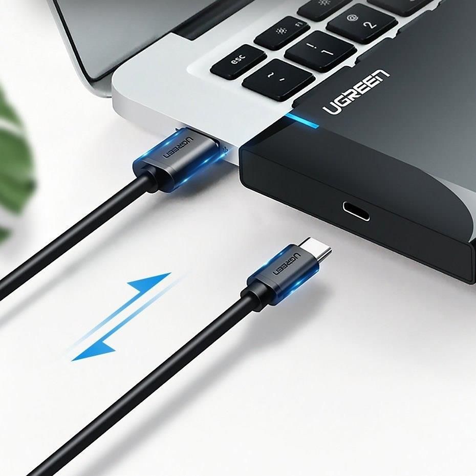 Ugreen Kieszeń Na Dysk Hdd Ssd Obudowa Dysku Sata 2,5'' Usb 3.2 Gen 1 (5 Gbps) Usb Typ C + Kabel 0,5 M Czarny (Us221 50743) (US22150743) - zdjęcie 8 Ugreen Kieszeń Na Dysk Hdd Ssd Obudowa Dysku Sata 2,5'' Usb 3.2 Gen 1 (5 Gbps) Usb Typ C + Kabel 0,5 M Czarny (Us221 50743) (US22150743)
