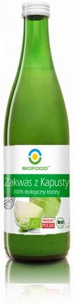Bio Food - Zakwas Z Kapusty Kiszonej Bezglutenowy 500Ml