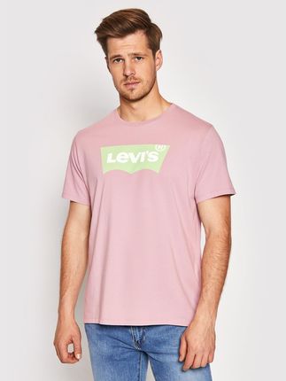 Moda Koszulki T-shirty Levi’s Levi\u2019s T-shirt fiolet Wydrukowane logo W stylu casual 