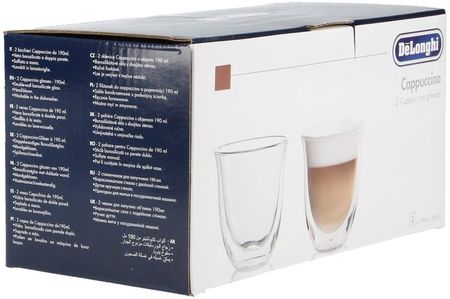 Soldes De'Longhi Set 2 verres cappuccino 190 ml 2024 au meilleur