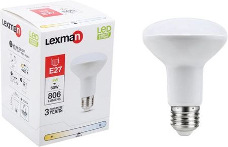 Lexman Żarówka LED E27 8 W = 60 806 lm Neutralna