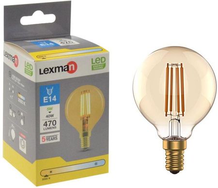 Lexman Żarówka dekoracyjna LED E14 5 W = 40 470 lm Ciepła