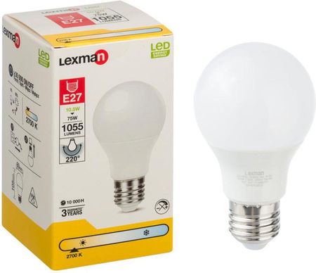 Lexman Żarówka LED E27 (230 V) 10.5 W 1055 lm Ciepła biel