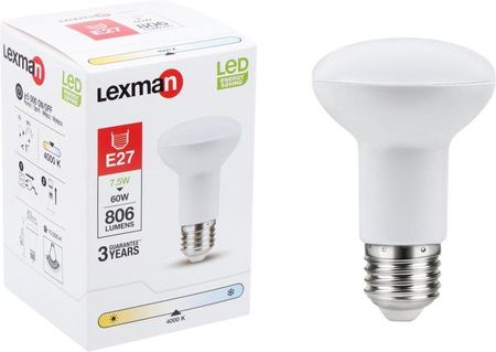 Lexman Żarówka LED E27 7.5 W = 60 806 lm Neutralna