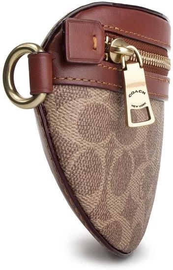 Leather 39937 Coach Coach Saszetka Nerka 39937 B4NQ4 Brązowy Ceny