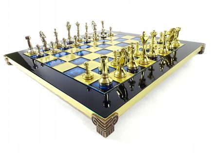 Manopoulos szachy metalowe Stauton 36x36cm