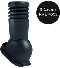 Zdjęcie Krono Plast Ecoline Premium Do Blachodachówki Profil R Eco Kbr 1-2 Fi 125 Czarny Ral 9005 (ECOKBR12) - Skawina