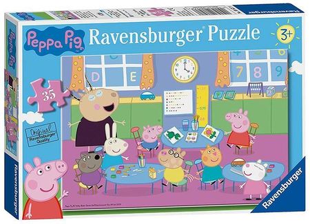 Ravensburger Puzzle Rav. Świnka Peppa 35El. 086276