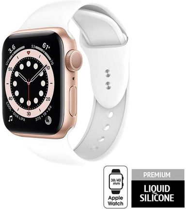 Crong Liquid Pasek do Apple Watch 38/40mm Biały