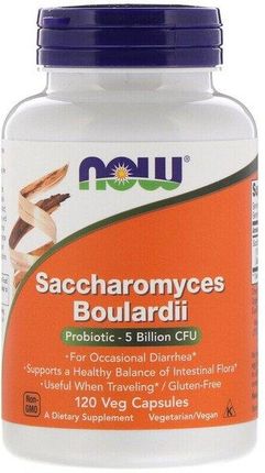 Now Foods Probiotyki Saccharomyces Boulardii 120 kaps