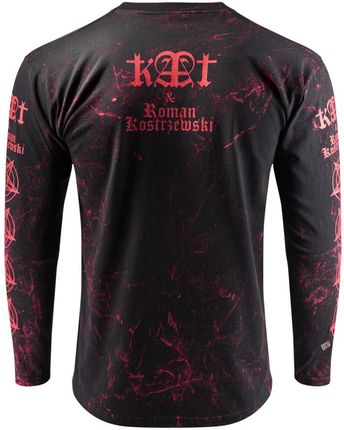 Kat & Roman Kostrzewski Longsleeve - Pentagram (Allprint Red) - Ceny i opinie T-shirty i koszulki męskie IWFZ