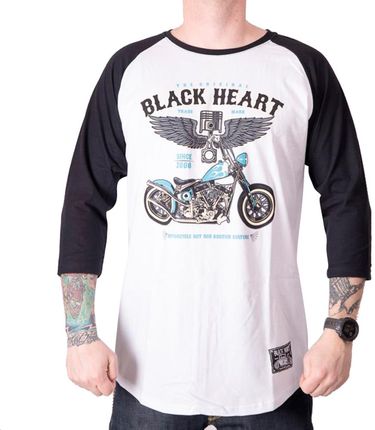 Black Heart Koszulka Z Długim Rękawem Longsleeve Blue Chopper Rg, Biały, M