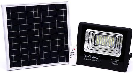 V-Tac Projektor Led Solarny 20W Vt-60W 4000K Ip65 1650Lm