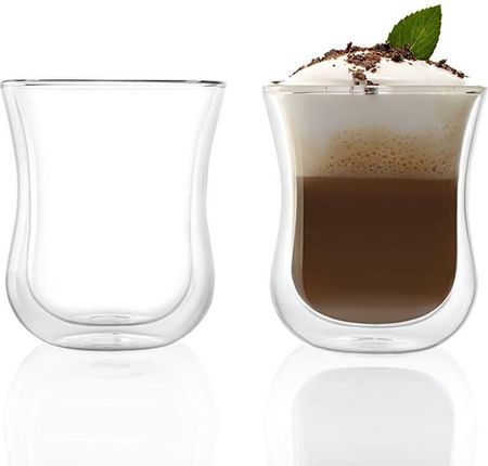 Stolzle Lausitz - Coffee' N More Ręcznie Robiona Szklanka Do Kawy, Herbaty, Drinków 180 Ml. 2szt.