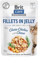 Brit Care Cat Fillets In Jelly Choice Chicken With Cheese 85G