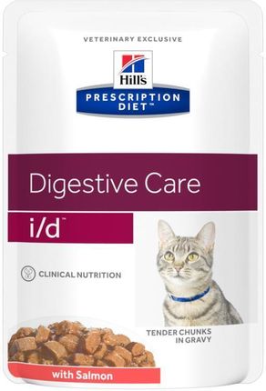 Hills Prescription Diet Feline Digestive Care I/D Mokra Karma Dla Kota Z Kurczakiem W Sosie 12X85G