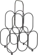 Eh Excellent Houseware Stojak Na Wino Metalowy 5 Butelek Czarny (Aae321910)