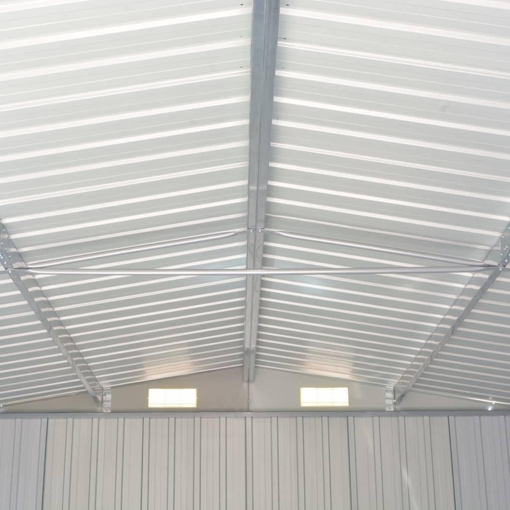 Vidaxl Szopa OgrodowaBrązowa 257X990X181cm Stal Galwanizowana - zdjęcie 6 Vidaxl Szopa OgrodowaBrązowa 257X990X181cm Stal Galwanizowana