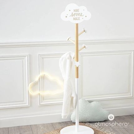 Atmosphera For Kids Wieszak Na Ubrania Dla Dziecka Mdf 135 5cm Z Chmurką - zdjęcie 3