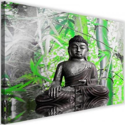 Darymex Pictures Obraz Na Płótnie Budda I Bambusy 1 Jednoczęściowy