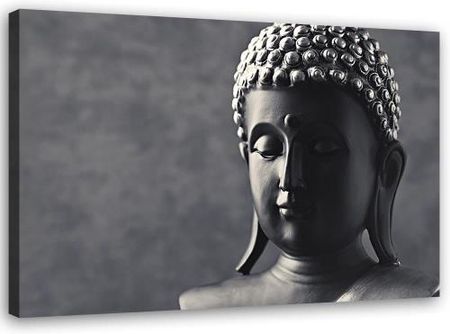 Darymex Pictures Obraz Na Płótnie Budda Szarym Tle Jednoczęściowy