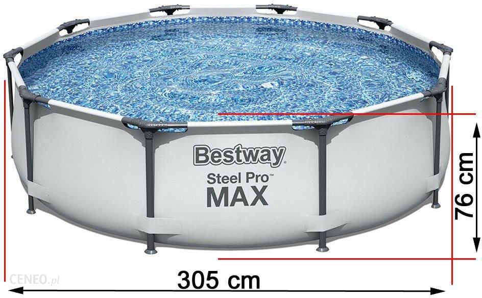 Bestway Basen Ogrodowy Stelażowy 305X76 Max
