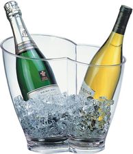 Złoty Widelec Cooler Przezroczysty Pojemnik Na Lód Do Chłodzenia Wina Szampana 4L