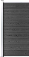 Zdjęcie Vidaxl Panel Ogrodzeniowy Z Wpc 95X186cm Czarny - Gdańsk
