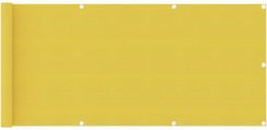 Zdjęcie Vidaxl Parawan Balkonowy Żółty 75X400cm Hdpe - Żukowo