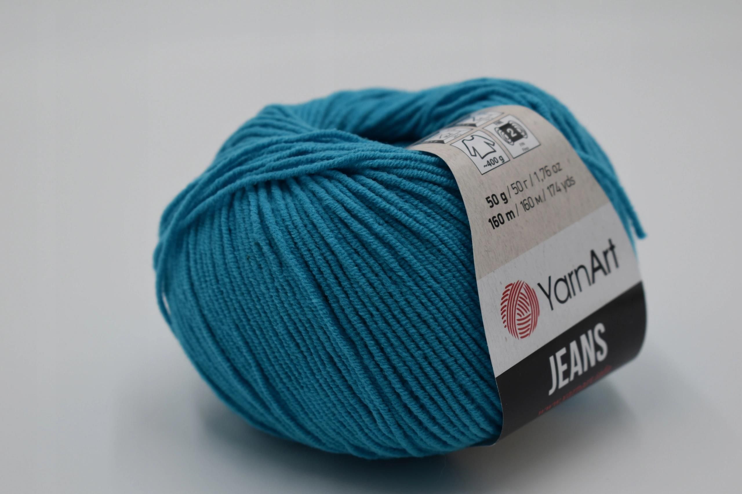 YARN-ART WŁÓCZKA YARNART JEANS KOLOR 55 - zdjęcie 1 YARN-ART WŁÓCZKA YARNART JEANS KOLOR 55