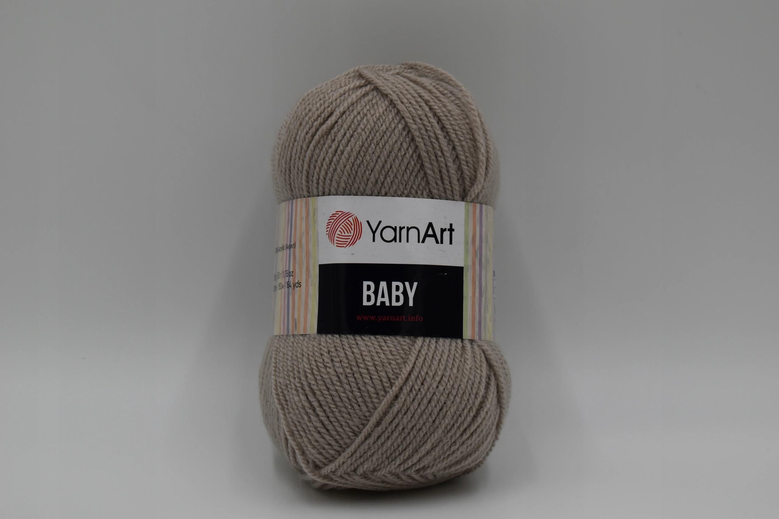 YARNART WŁÓCZKA  BABY KOLOR 857 BEŻ