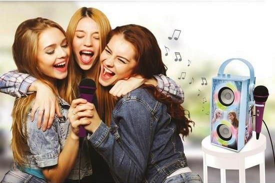 Lexibook Frozen Ii Kraina Lodu Odtwarzacz Karaoke Led Bluetooth Mikrofon