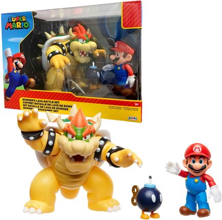 Jakks 64512 Super Mario Bowser's Lava Battle Set