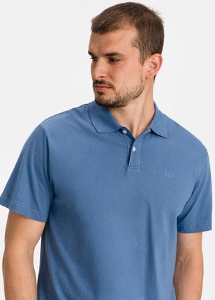 GAP Logo Polo Koszulka Niebieski - Ceny i opinie T-shirty i koszulki męskie FCDU