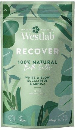 Westlab Recover Bath Salts Regenerująca Sól Do Kąpieli Biała Wierzba & Eukaliptus & Arnika 454G