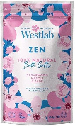 Westlab Zen Bath Salts Wyciszająca Sól Do Kąpieli Olejek Cedrowy & Neroli & Szałwia 454G