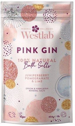 Westlab Pink Gin Bath Salts Rewitalizująco-Oczyszczająca Sól Do Kąpieli Owoc Jałowca & Granat & Limonka 454G