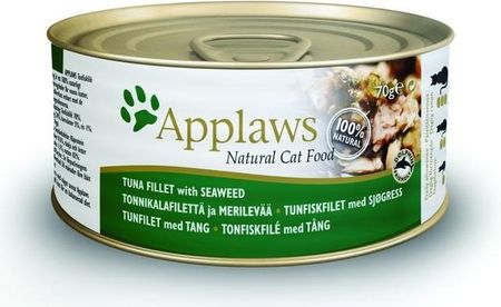 Applaws Cat Tin Tuna Fillet With Seaweed Filet Z Tuńczyka I Wodorosty 12X6X156G