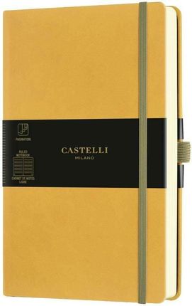 Notatnik 13X21Cm Linia Castelli Aquarela Mustard